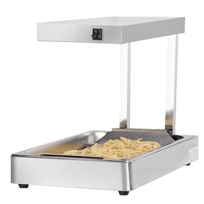 330x565x490mm de acero inoxidable Fritas francesas Calentador para control de temperatura de 220V-240V