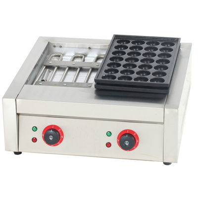 Horno de barbacoa comercial de bolas de pescado de 4 kW / máquina de takoyaki