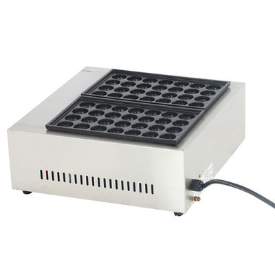 Horno de barbacoa comercial de bolas de pescado de 4 kW / máquina de takoyaki