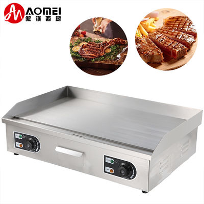 Grill comercial eléctrico de escritorio con logotipo personalizado Acceptable espesor de 8 mm