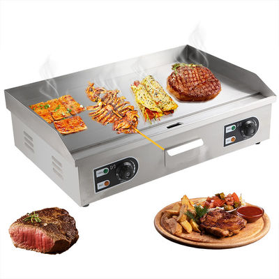Grill comercial eléctrico de escritorio con logotipo personalizado Acceptable espesor de 8 mm