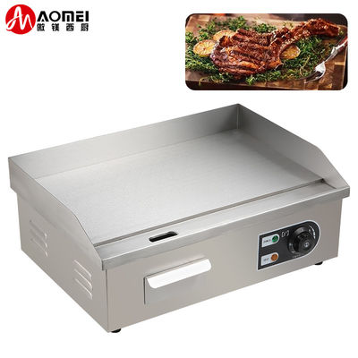 Grill de gas de acero inoxidable de 8 mm de grosor para equipos de cocina