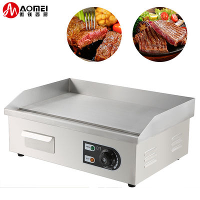 Grill de gas de acero inoxidable de 8 mm de grosor para equipos de cocina