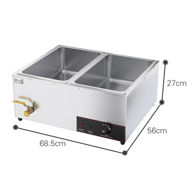 6 Cuencas Eléctricas Bain Marie La opción ideal para la conservación del calor en los restaurantes