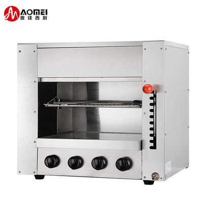 6 Fuego de gas de quemador infrarrojo Salamandra Grill Oven Elevador para la industria de servicios de alimentos