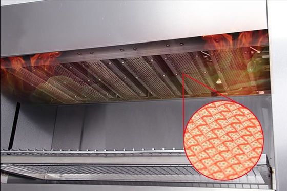 Hoteles Restaurantes Equipo de cocina Larga vida útil Grill de salamandra de acero inoxidable