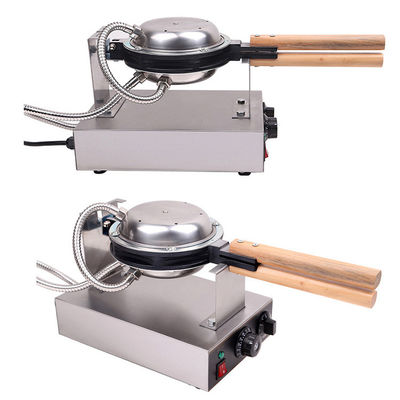 Fabricante de gofres eléctricos de burbujas de 220 V para gofres de huevo belgas de estilo de Hong Kong