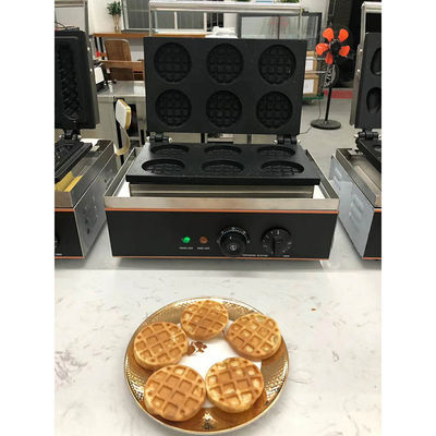 Fabricante de Waffles de maíz eléctrico con 6 palos 400x264x230mm
