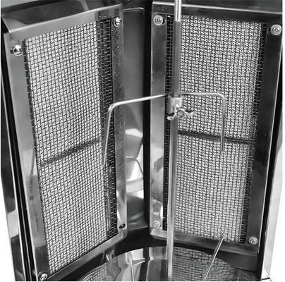 Máquina automática de Shawarma a gas de grado automático de 23 KG para cortar rápidamente y Kebab Doner