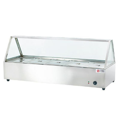 Equipo de cocina comercial de acero inoxidable Calentador de piscina de sopa eléctrica de cinco placas
