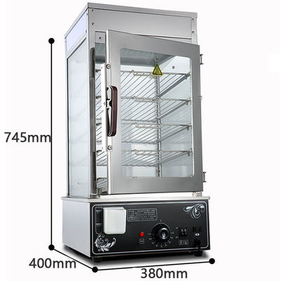 Función de ahorro de energía mostrador de comida eléctrica de escritorio máquina de vapor de Dimsum más caliente