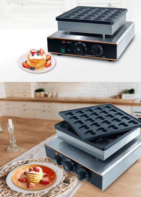 0.85KW holandés comercial Mini Pancake Maker Poffertjes haciendo máquina con temporizador 0-5 minutos