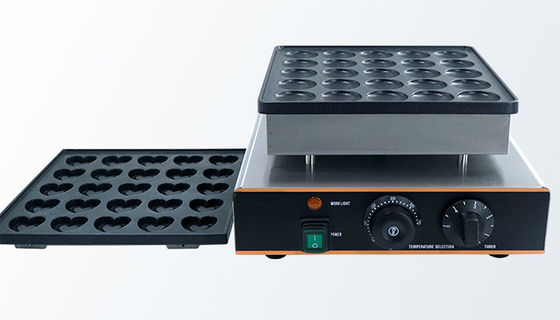 0.85KW holandés comercial Mini Pancake Maker Poffertjes haciendo máquina con temporizador 0-5 minutos