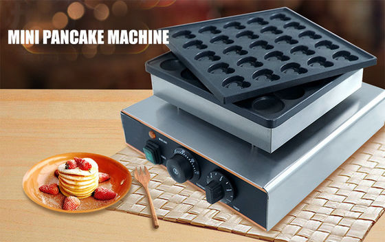 0.85KW holandés comercial Mini Pancake Maker Poffertjes haciendo máquina con temporizador 0-5 minutos