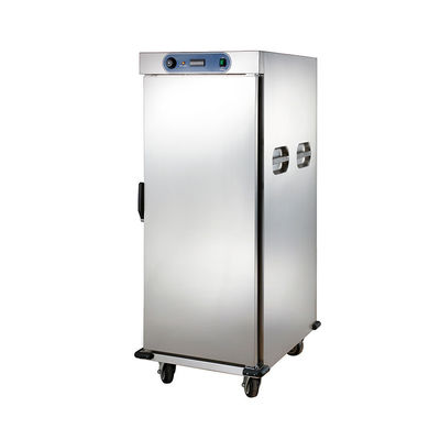 Hotelería comercial de puertas únicas, carro móvil, calentador de alimentos con un rango de temperatura de 20 a 120 grados.