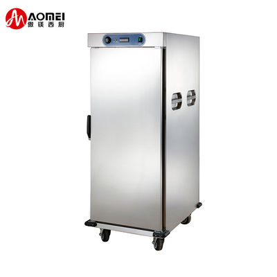 Hotelería comercial de puertas únicas, carro móvil, calentador de alimentos con un rango de temperatura de 20 a 120 grados.