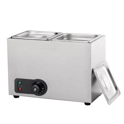 6Máquina de templado de chocolate de acero inoxidable multifuncional de 5 kg de capacidad con 2 tanques