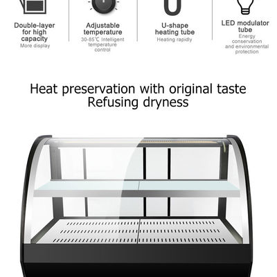 Muestra de calentador de alimentos eléctricos profesional con características versátiles
