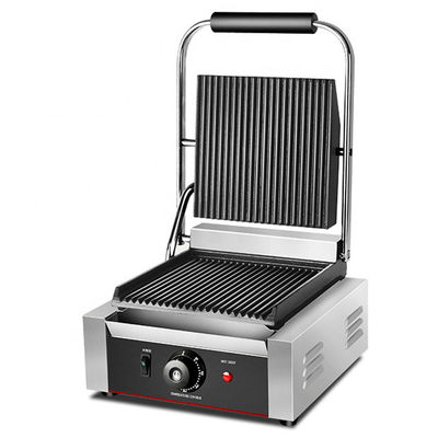 22x22 Grill eléctrico Panini Grill de acero inoxidable de contacto único