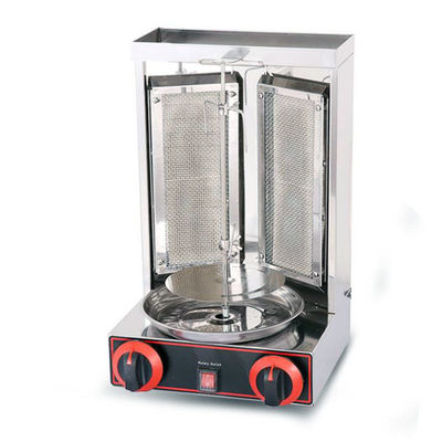 Grado automático automático Shawarma Grill Doner Kebab máquina para hoteles y restaurantes