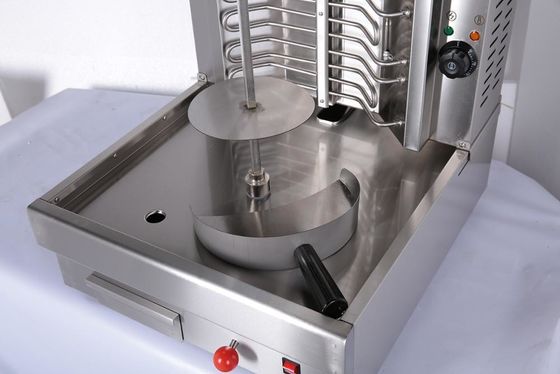 3 quemadores automático de pollo Doner Kebab Shawarma Grill equipo de la máquina con pollos de engorde