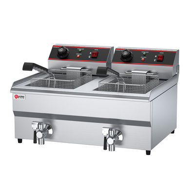 Fritadora de rosquillas eléctrica de acero inoxidable para freír alimentos