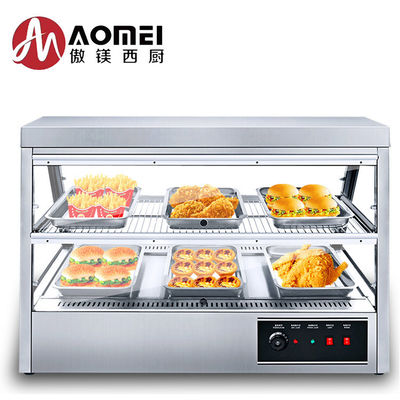 Humectante de acero inoxidable Comercial de energía eléctrica doble aislamiento calefactor de alimentos
