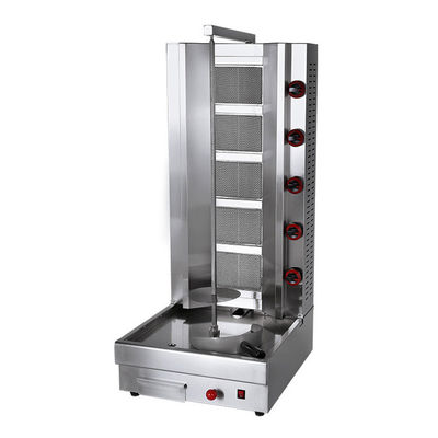Máquina de tostado de Doner Kebab Shawarma de acero inoxidable comercial de 220V con potencia de 15000W