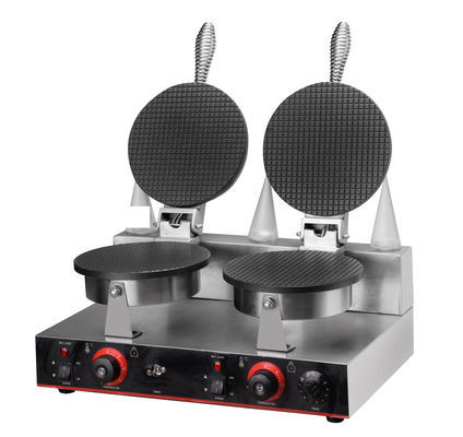 Fabricante de Waffle de maíz de acero inoxidable eléctrico para embalaje de panadería Tamaño 550*410*290mm