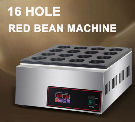 Máquina comercial de pasteles de frijoles rojos de 32 agujeros con producción automática y eficiencia de 5 kW