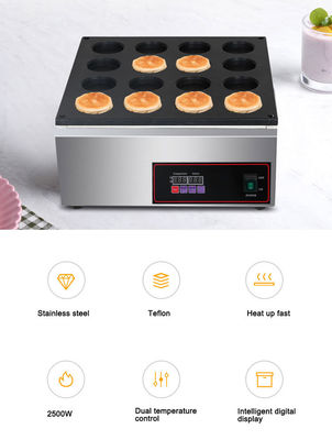 Máquina comercial de pasteles de frijoles rojos de 32 agujeros con producción automática y eficiencia de 5 kW