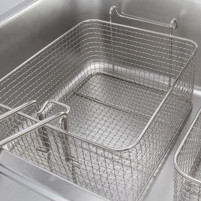 6L 6L Comercial de acero inoxidable de gas freidora profunda con 2 cesta de pollo frito máquina