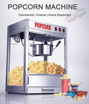 Producción rápida y fácil de palomitas de maíz con tecnología de calor rápido máquina de acero inoxidable