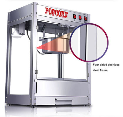 Producción rápida y fácil de palomitas de maíz con tecnología de calor rápido máquina de acero inoxidable