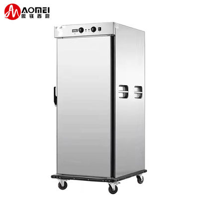 Carrito de calentador de comida buffet de acero inoxidable para restauración 220V/50HZ/1Ph Suministro de energía listo
