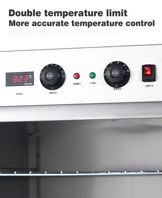 Carrito de calentador de comida buffet de acero inoxidable para restauración 220V/50HZ/1Ph Suministro de energía listo