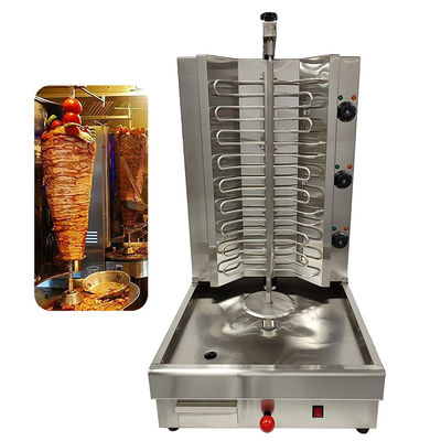 Protección contra fallas de llama Doner Kebab máquina para calefacción eléctrica de grado automático