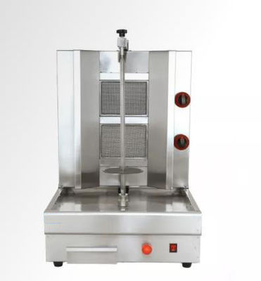 Tipo de gas GLP / GNL de acero inoxidable de Oriente Medio Bbq Grill Shawarma máquina de fabricación en la salida