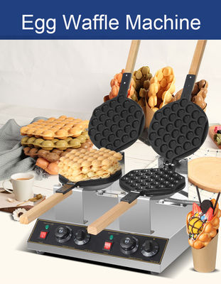 Acero inoxidable pastel comercial máquina de waffle belga para y fácil operación