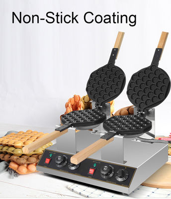 Acero inoxidable pastel comercial máquina de waffle belga para y fácil operación