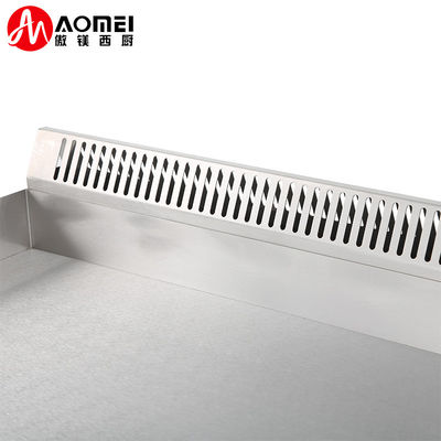 730*550*340mm Grill de gas comercial antiadherente para el mostrador de la cocina del restaurante