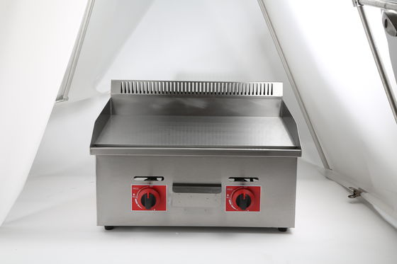 730*550*340mm Grill de gas comercial antiadherente para el mostrador de la cocina del restaurante