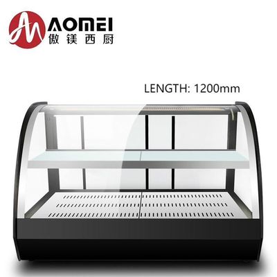 500W Commercial Kitchen Acero inoxidable Display Cabinet del calentador de alimentos y Display de comida caliente