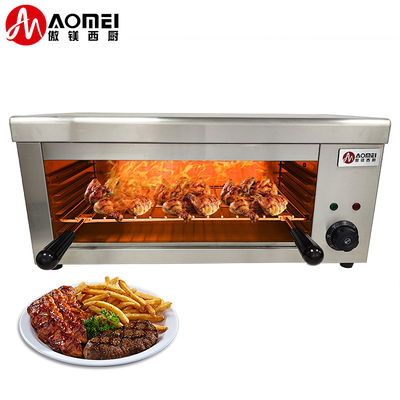 Fuente de energía Electricidad Rostador de pollo comercial con parrilla de salamandra infrarroja