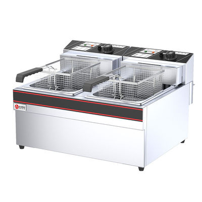 Fritera eléctrica para restaurante Fritas Fritas Fritadoras Pollo Kfc Fritas de papa