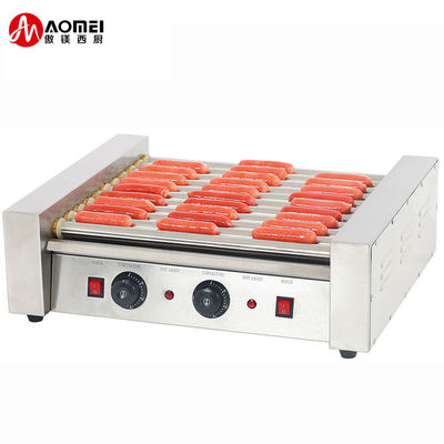 Máquina de parrillado de perros calientes para tiendas de alimentos y bebidas 590x510x200mm Dimensión del paquete