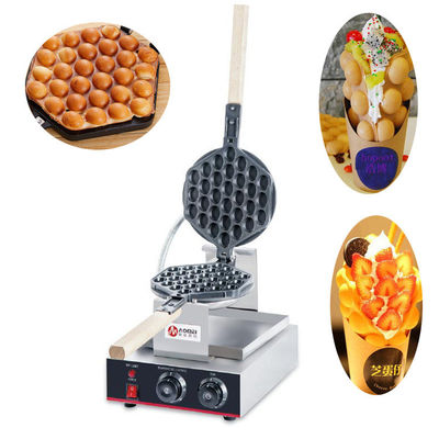 Controlador de tiempo y temperatura de estilo HongKong eléctrico no adhesivo de huevo Waffle Maker 220v