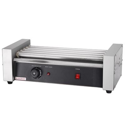 Suministros de la tienda de aperitivos Perrito caliente eléctrico 7/9/11 Roller Grill Bun Warmer Machine Año 2020
