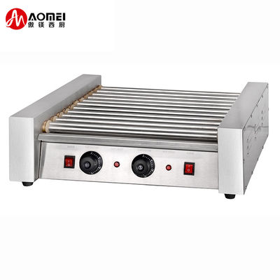 Suministros de la tienda de aperitivos Perrito caliente eléctrico 7/9/11 Roller Grill Bun Warmer Machine Año 2020