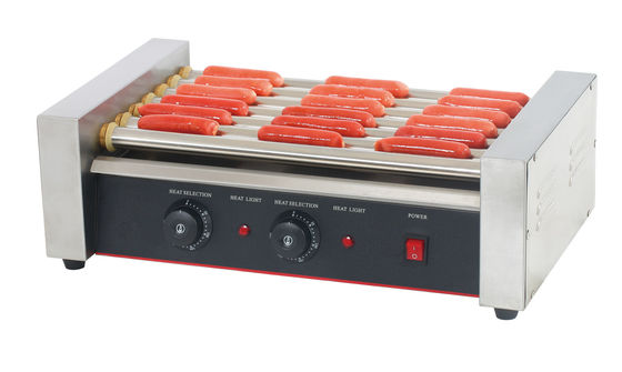 5 Grill de rodillos máquina de perritos calientes para equipos de cocina de restaurante de acero inoxidable